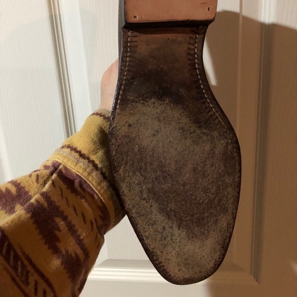 Alan McAfee London Commando 9 A AA Brown Pebbled L - Picture 12 of 14